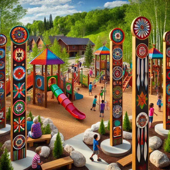 The Hannahville Indian Community Playground: